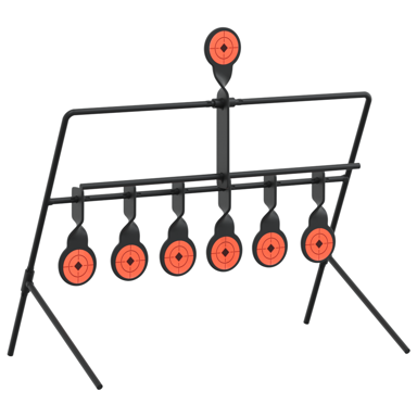 Cilj za gađanje 40 x 34 x 53 cm, čelik, crni