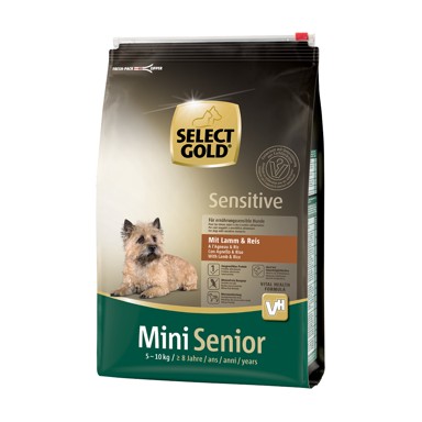 SELECT GOLD Hrana za pse Sensitive Senior Mini janjetina i riža 4 kg