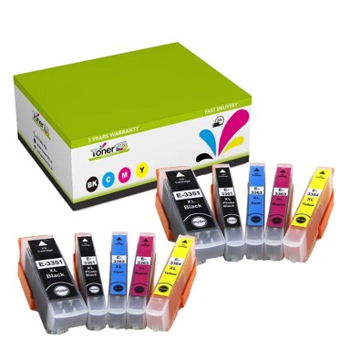 TONER123 Zamjenske tinte komplet Epson 33XL / C13T33574510 / Expression Premium XP-530, XP-540, XP-630, XP-635, XP-640, XP-645, XP-830, 2x crna XL, 2x foto crna XL, 2x cijan XL, 2x magenta XL, 2x žuta XL