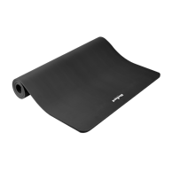 REBEL ACTIVE Prostirka za gimnastiku, za jogu, pilates i fitness, 190 x 115 cm, debljina 2 cm, NBR, crna