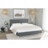 ROPEZ Tapecirani Krevet Tina 90x200 cm s podnicom, tamno sivi
