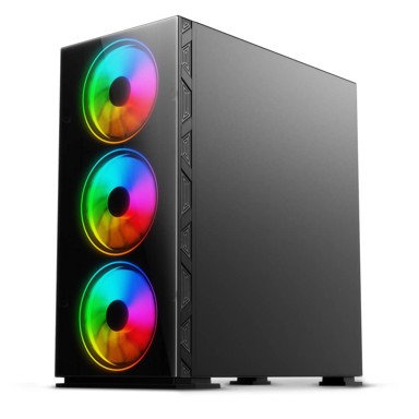 SAVIO Kućište Prime X1, mid tower, ATX, kaljeno staklo, crno