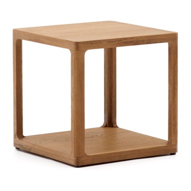 KAVE HOME Pomoćni stol Maymai 50x50 cm u dekoru hrasta