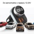 AWEI Bluetooth handsfree FM odašiljač C-843, Bluetooth 5.0, USB i USB-C, crni