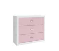 Dječja komoda Filip, roza, 89×100×40 cm