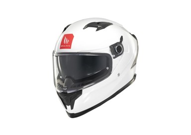 MT HELMETS Kaciga FF128SV Braker SV Solid A0, sjajna bijela, M
