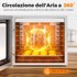 COSTWAY dehidrator za voće s timerom do 48 h i kontrolom temperature 35–75 °C, 850 W, srebrni
