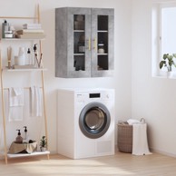 Zidni ormarić siva boja betona 69,5 x 34 x 90 cm