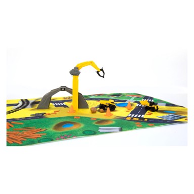 FUNRISE Cat podloga za gradnju, 11 kom, s vozilima i priborom, 3+