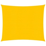 Jedro za zaštitu od sunca 160 g/m² pravokutno žuto 4x4 m HDPE
