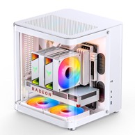 JONSBO Kućište TK-1 2.0, mini tower, micro-ATX, kaljeno staklno, bijelo
