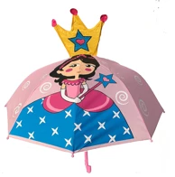 Kišobran 3D Princess, roza
