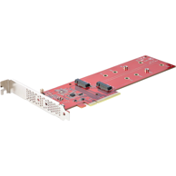 STARTECH Sučeljna kartica/adapter DUAL-M2-PCIE-CARD-B, interna, M.2