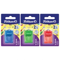 PELIKAN Šiljilo, s PVC spremnikom, 2 rupe, sorto