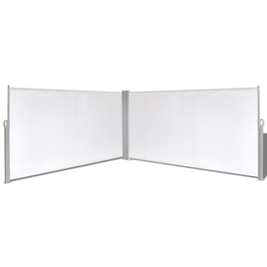 Bočna tenda uvlačiva 160 x 600 cm krem boje