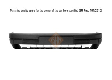 ISAM Prednji branik VW Passat 88-93, crni