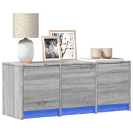 TV ormarić s LED svjetlima boja hrasta 97x34x40 cm drveni