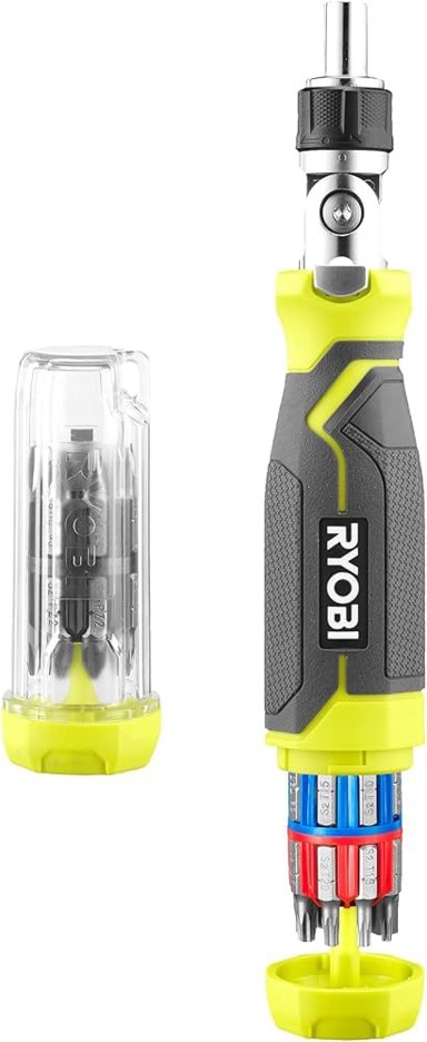 RYOBI Ručni račnasti odvijač s nastavcima, RHSDSMR35, 35-dijelni set