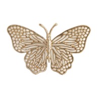 LIGHT & LIVING Metalni zidni ukras 26x16 cm Butterfly 