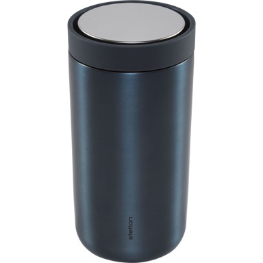 STELTON Termo šalica To Go Click, tamnoplava/metalik 0,2 l