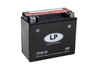 LANDPORT Moto akumulator AGM YTX20L-BS 18AH 250A D+ (17,5x8,7x15,4)