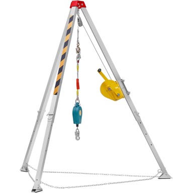 VEVOR Set za rad u ograničenom prostoru s vitlom 816,4 kg noge 2,13 m kabel 30 m