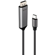 LINDY 43503 USB-C na DisplayPort adapter 1 m, sivi