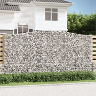 Lučne gabionske košare 5 kom 400x50x200/220cm pocinčano željezo