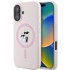 KARL LAGERFELD Maskica MagSafe za Apple iPhone 16 Plus, roza