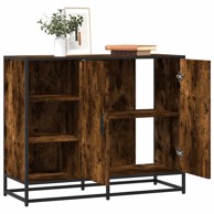 Komoda dimljeni hrast 92x35x76 cm konstruirano drvo