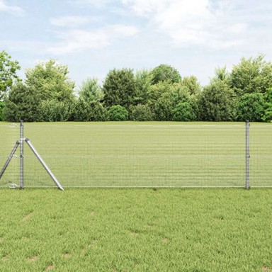 Žičana ograda s 13 stubova 0.8x50 m pocinčani čelik
