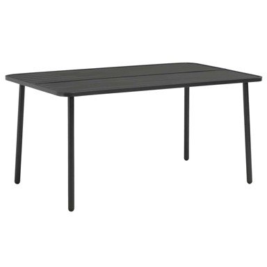 Vrtni stol 150 x 90 x 72 cm čelik, tamno sivi