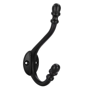 SIRO Ručka za namještaj Kukica mat crna 2269PB