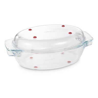 TESCOMA Staklena posuda za pečenje s poklopcem, 21x35 cm, GrandChef