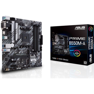 ASUS Matična ploča PRIME B550M-A, AMD B550, DDR4, Micro ATX, AM4