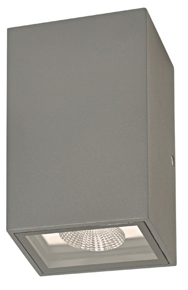 LED vanjska zidna stropna, CDR020204Salu, Cree LED, 2x6W, 3000K, 240V, tamno siva