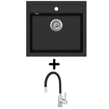 SHR Sudoper Quadro SQQ100-W + SHR Flexy, crna