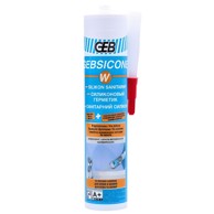 GEB Bezbojni fungicidni sanitarni silikon za kupaonicu