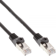INLINE Mrežni kabel Cat5e SF/UTP, 1,5 m, crni