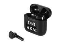 AKAI Audio slušalice BTE-J101, Bluetooth, In-ear, crne