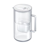 AQUAPHOR Vrč za filtriranje vode Glass, 2,5 l, stakleni, bijeli