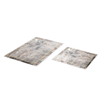 FOUTASTIC Sive/smeđe kupaonske prostirke u setu 2 kom 60x100 cm