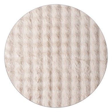OYO CONCEPT Bež periv okrugao tepih ø 120 cm Bubbly 