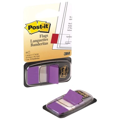 3M Post-it Zastavice 25,4x43,2 mm 50 listića ljubičasta 680-8