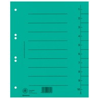 DONAU Kartonska pregrada A4 250 g 100 kom 8610001-06 zelena
