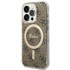GUESS Maska IML 4G MagSafe, za iPhone 15 Pro, smeđa