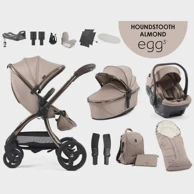 EGG Dječja kolica Egg3 12u1 Special Edition Houndstooth Almond
