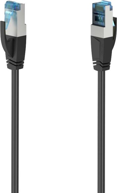 HAMA Mrežni kabel 00200678, 0,25 m, Cat6a S/FTP, crni