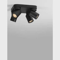 Reflektor, Amecy, NL9011344, GU10, 4x10W, crna