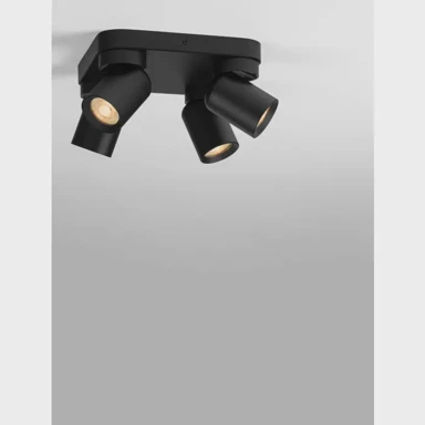 Reflektor, Amecy, NL9011344, GU10, 4x10W, crna